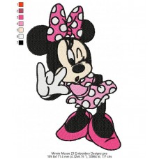 Minnie Mouse 23 Embroidery Designs